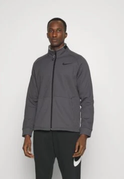 Nike Performance Sweatjakke - Iron Grey/Light Smoke Grey/Black