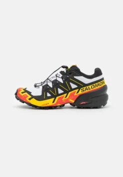 Salomon Speedcross 6 - Løpesko For Mark - White/Black/Empire Yellow