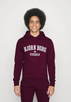 BJØRN BORG Essential Hoodie - Hoodie - Grape Wine