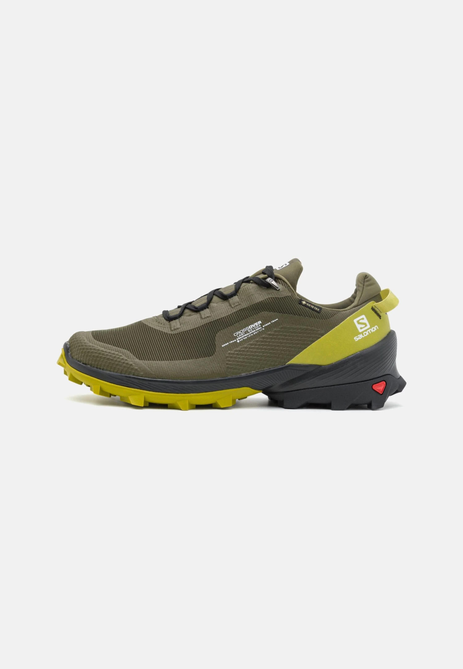 Salomon Cross Over Gtx - Fjellsko - Olive Night/Golden Lime/Black