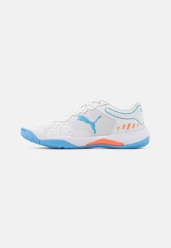 Puma Solarsmash Rct - Clay Court Tennissko - White/Black/Team Light Blue