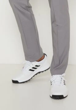 Adidas Golf Traxion - Golfsko - Footwear White/Core Black/Grey Six