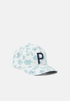 PUMA Golf Verdant - Cap - Bright White/Tropical/Aqua Citrine Fiz