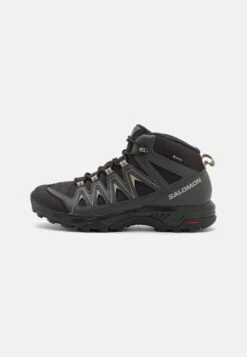 Salomon X Braze Mid Gtx - Fjellsko - Black/Phantom/Vintage Khaki
