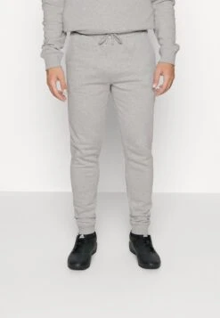 Logo Pants - Joggebukse - Grey Heather/White