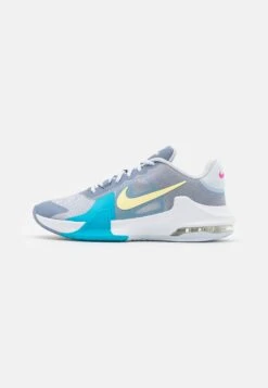 Nike Performance Air Max Impact 4 - Basketballsko - Ashen Slate/Citron Tint/Football Grey