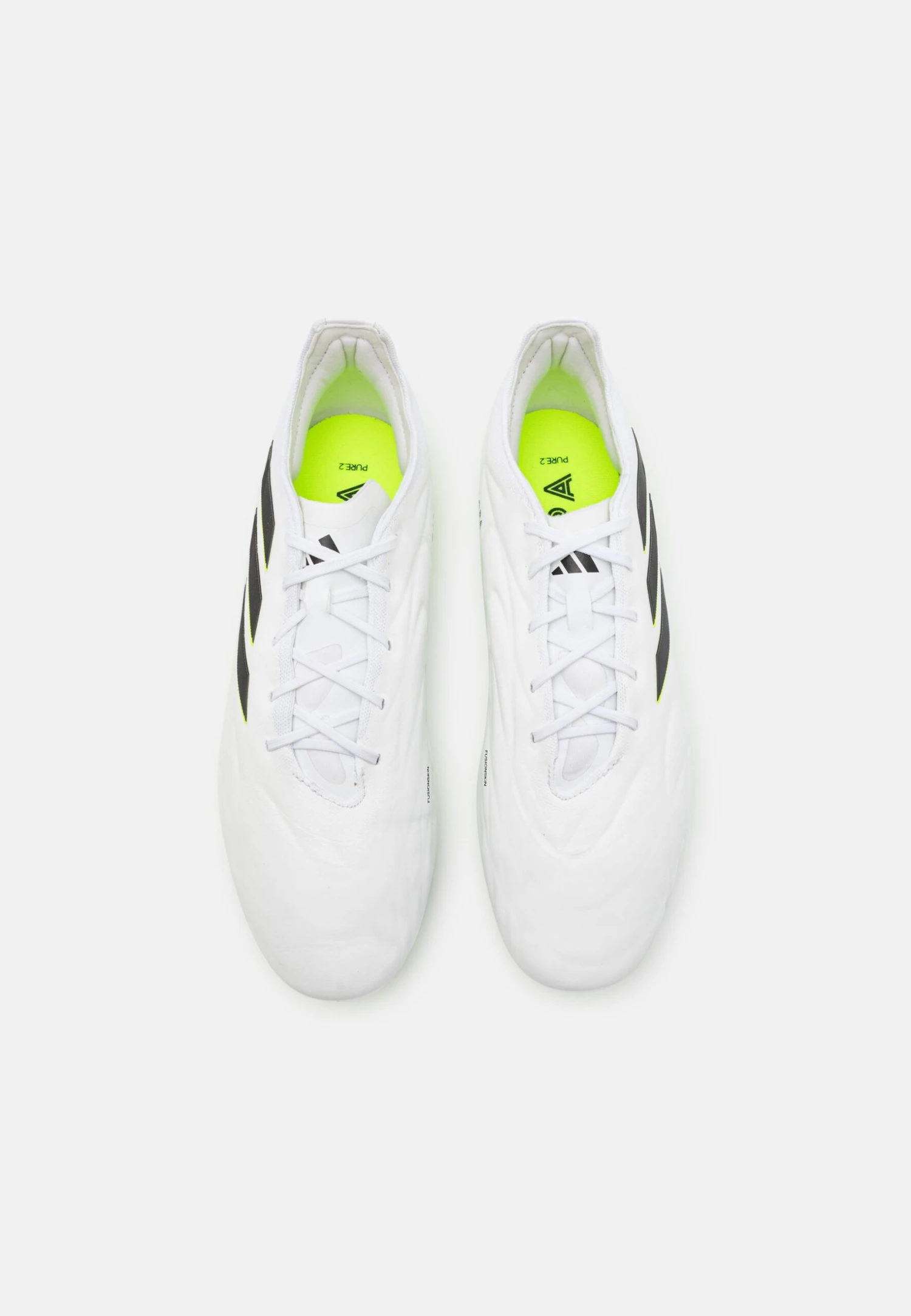 ADIDAS PERFORMANCE Copa Pure.2 Fg - Fotballsko - Footwear White/Core Black/Lucid Lemon - Bilde 4