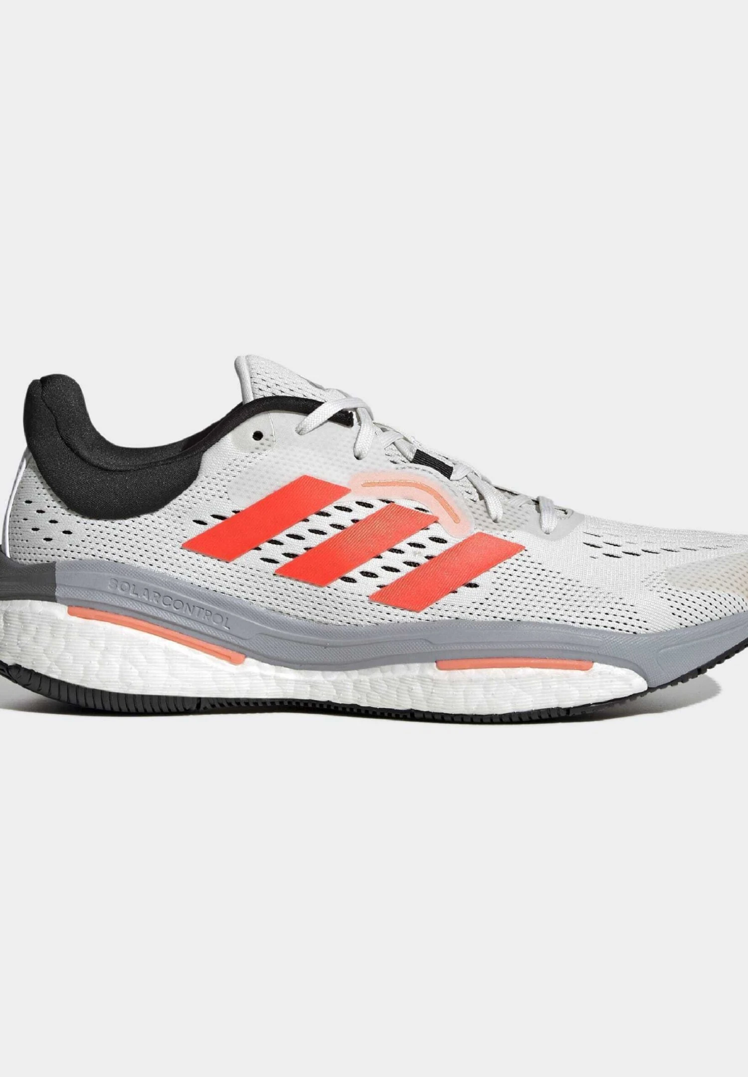 ADIDAS PERFORMANCE Solar Control M - Stabile Løpesko - Crystal White Solar Red Core Black - Bilde 6