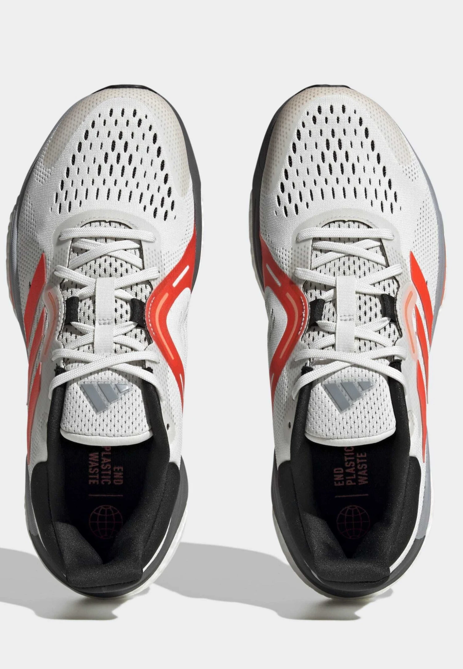 ADIDAS PERFORMANCE Solar Control M - Stabile Løpesko - Crystal White Solar Red Core Black - Bilde 3