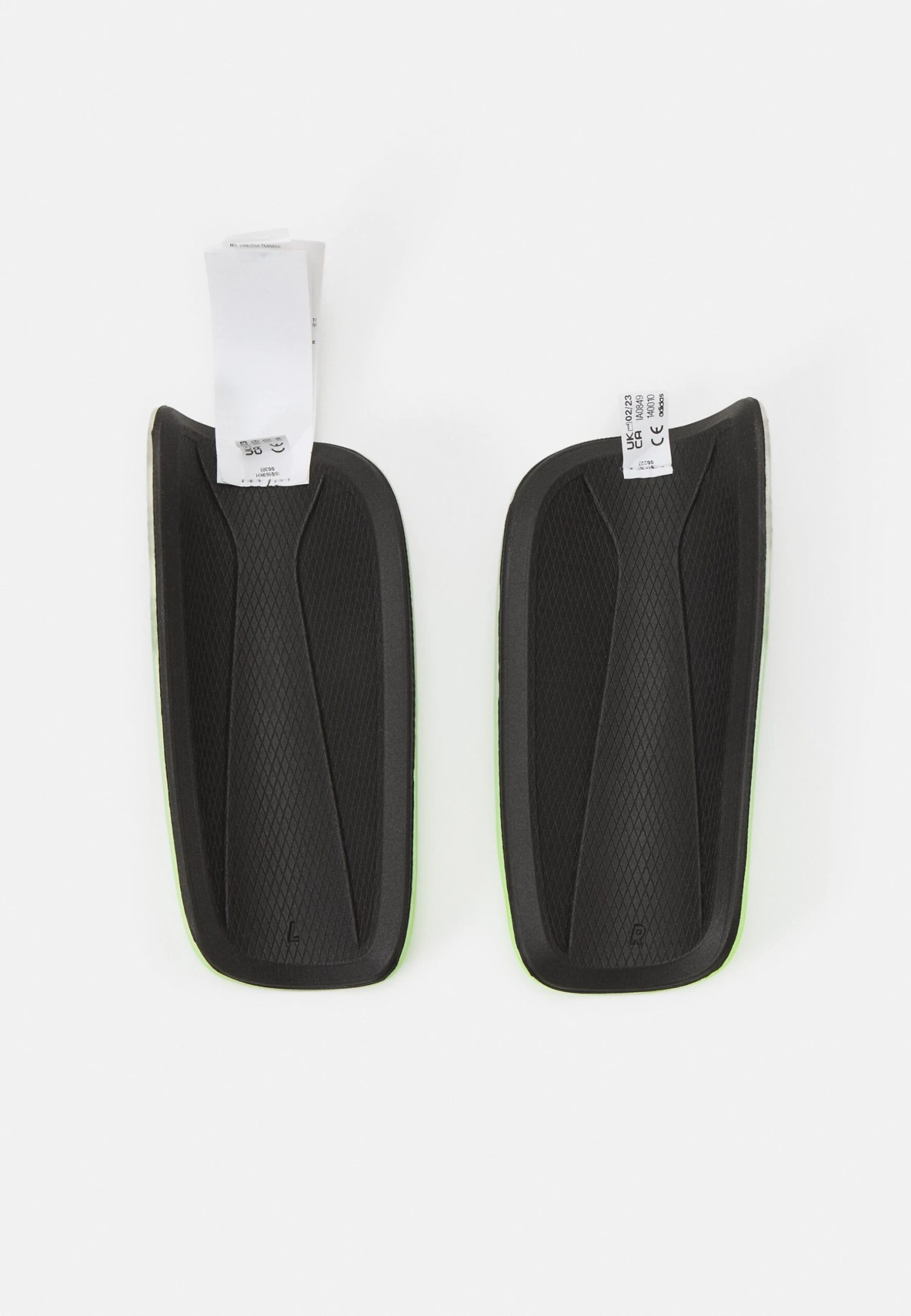 ADIDAS PERFORMANCE Pro Unisex - Leggbeskyttere - White/Black/Lucid Lemon - Bilde 2