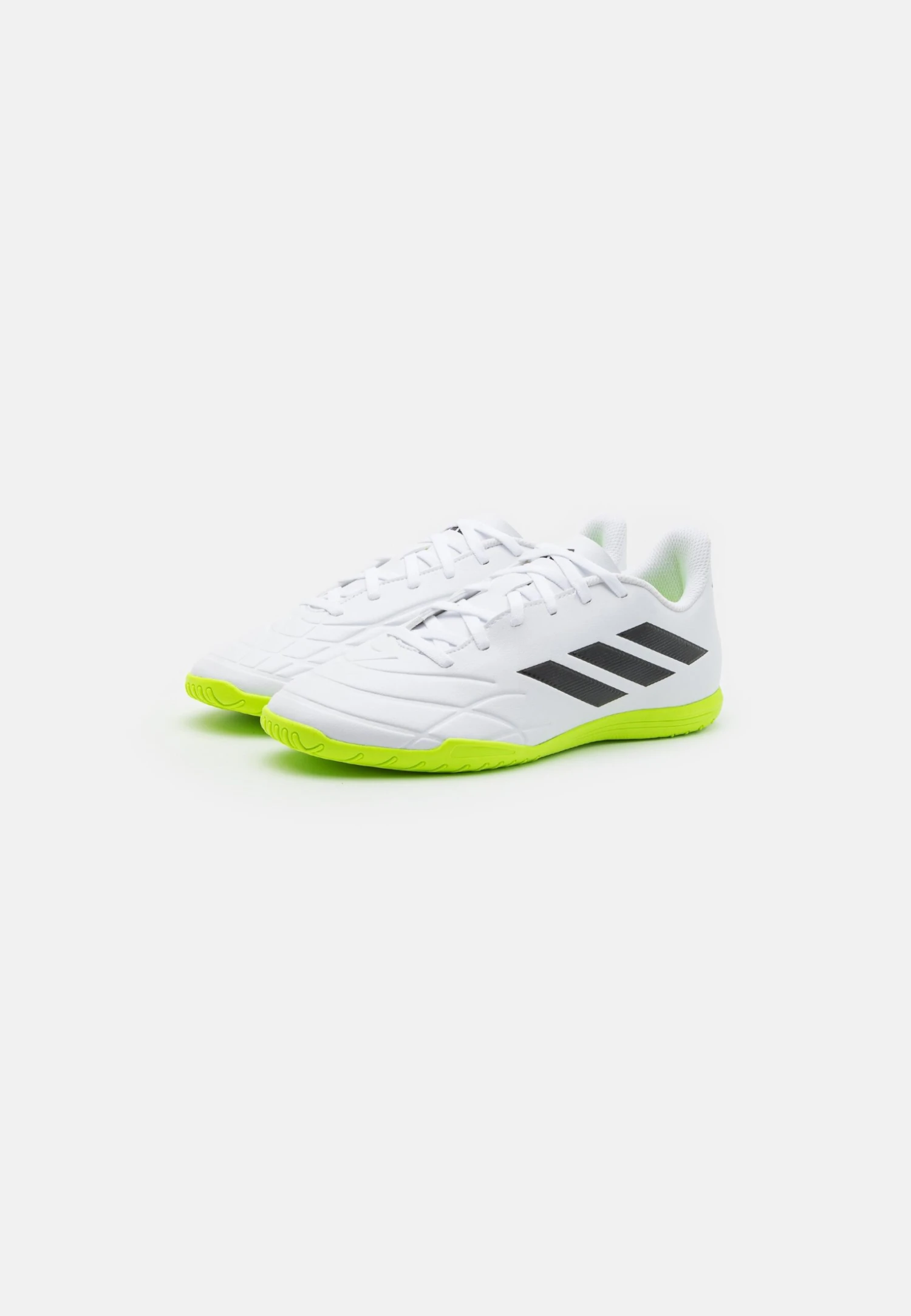 ADIDAS PERFORMANCE Copa Pure 4 In - Fotballsko Innendørs - Footwear White/Core Black/Lucid Lemon - Bilde 2