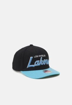 Mitchell & Ness Nba Los Angeles Lakers Team Script 2.0 Stretch Snapback - Cap - Black