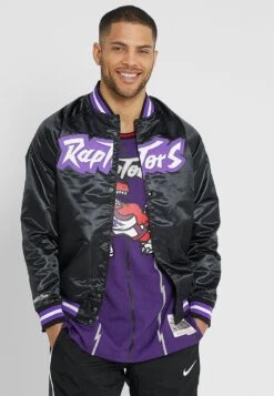 Mitchell & Ness Nba Toronto Raptors Lightweight Jacket - Klubbklær - Black