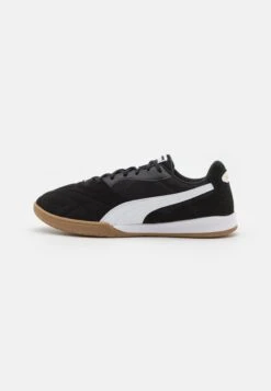 Puma King Top It - Fotballsko Innendørs - Black/White/Gold