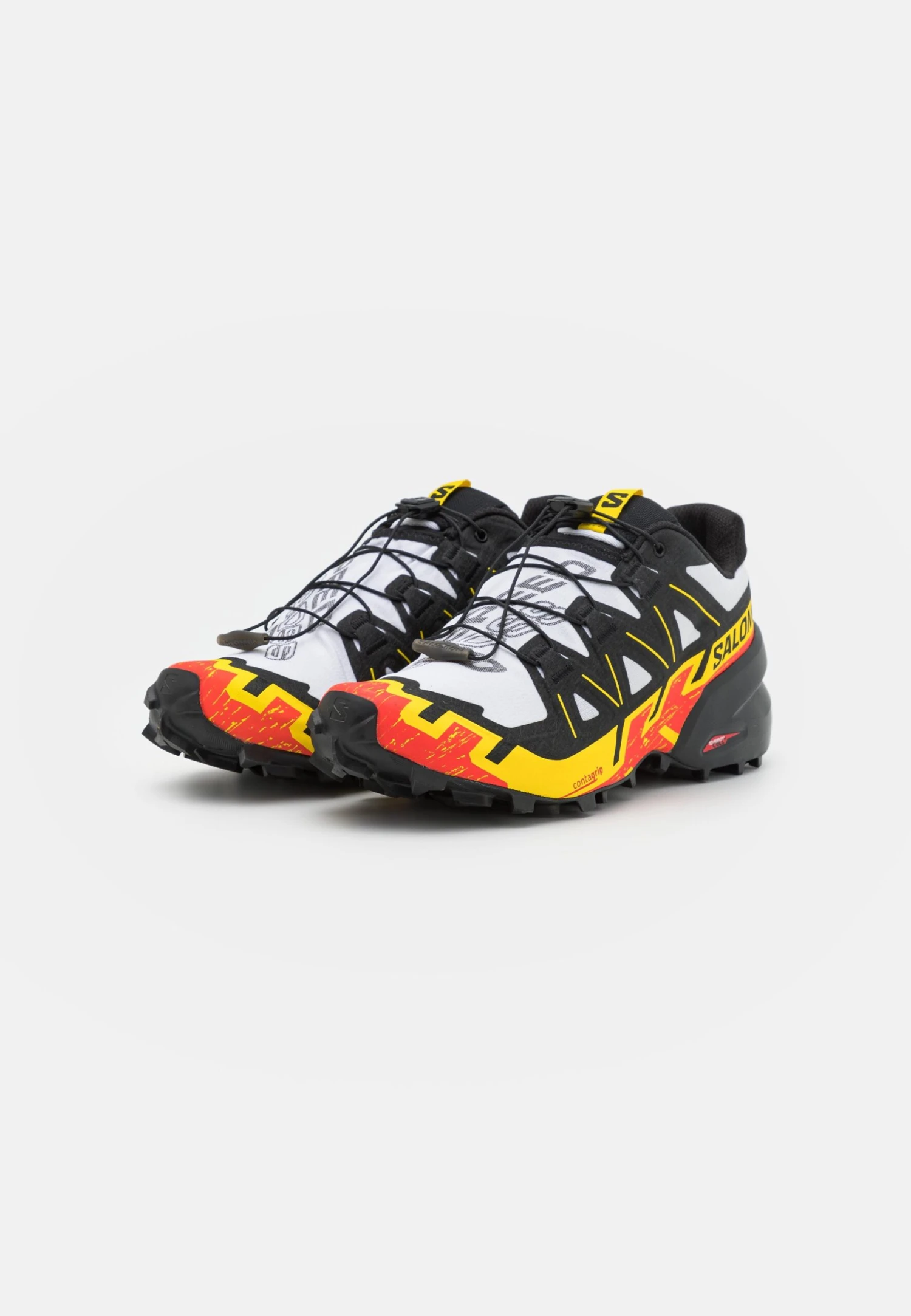 Salomon Speedcross 6 - Løpesko For Mark - White/Black/Empire Yellow - Bilde 2