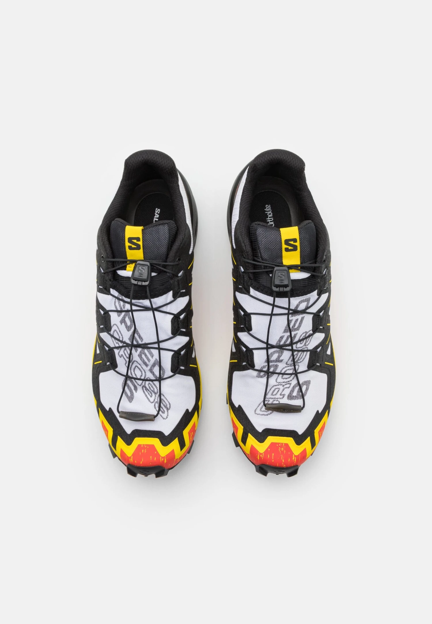 Salomon Speedcross 6 - Løpesko For Mark - White/Black/Empire Yellow - Bilde 4