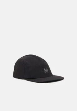 Buff 5 Panel Go Cap Unisex - Cap - Solid Black