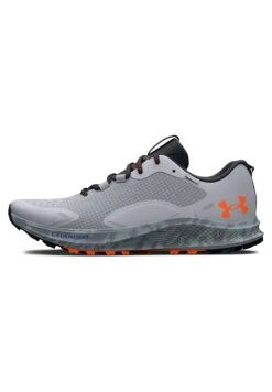 Under Armour Ua Charged Bandit Tr 2 Sp - Løpesko For Mark - Mod Gray / Black / Orange Blast